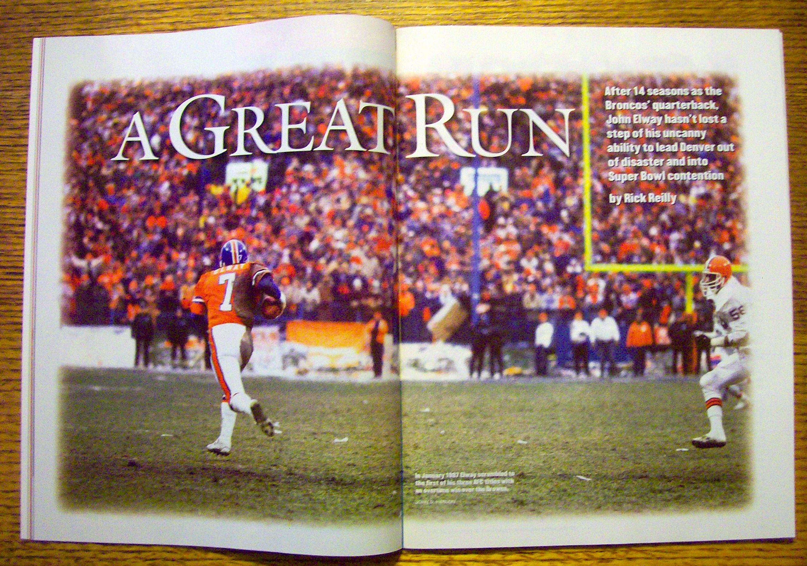 Sports Illustrated Magazine-1996-1997-John Elway