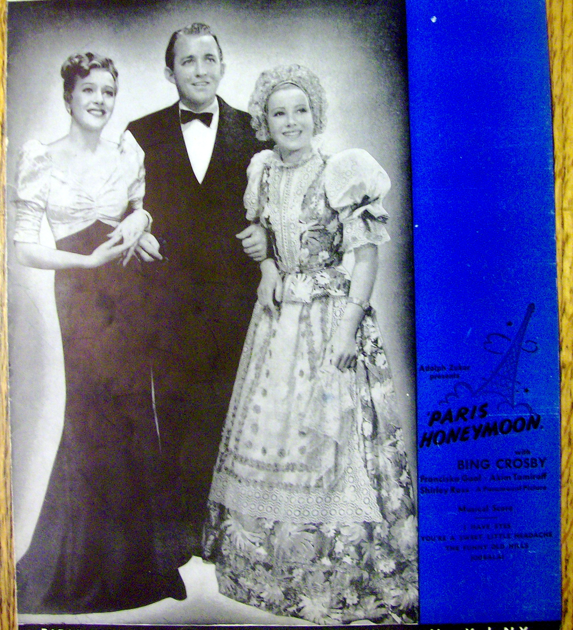 1938 I Have Eyes by Leo Robin & Ralph Rainger