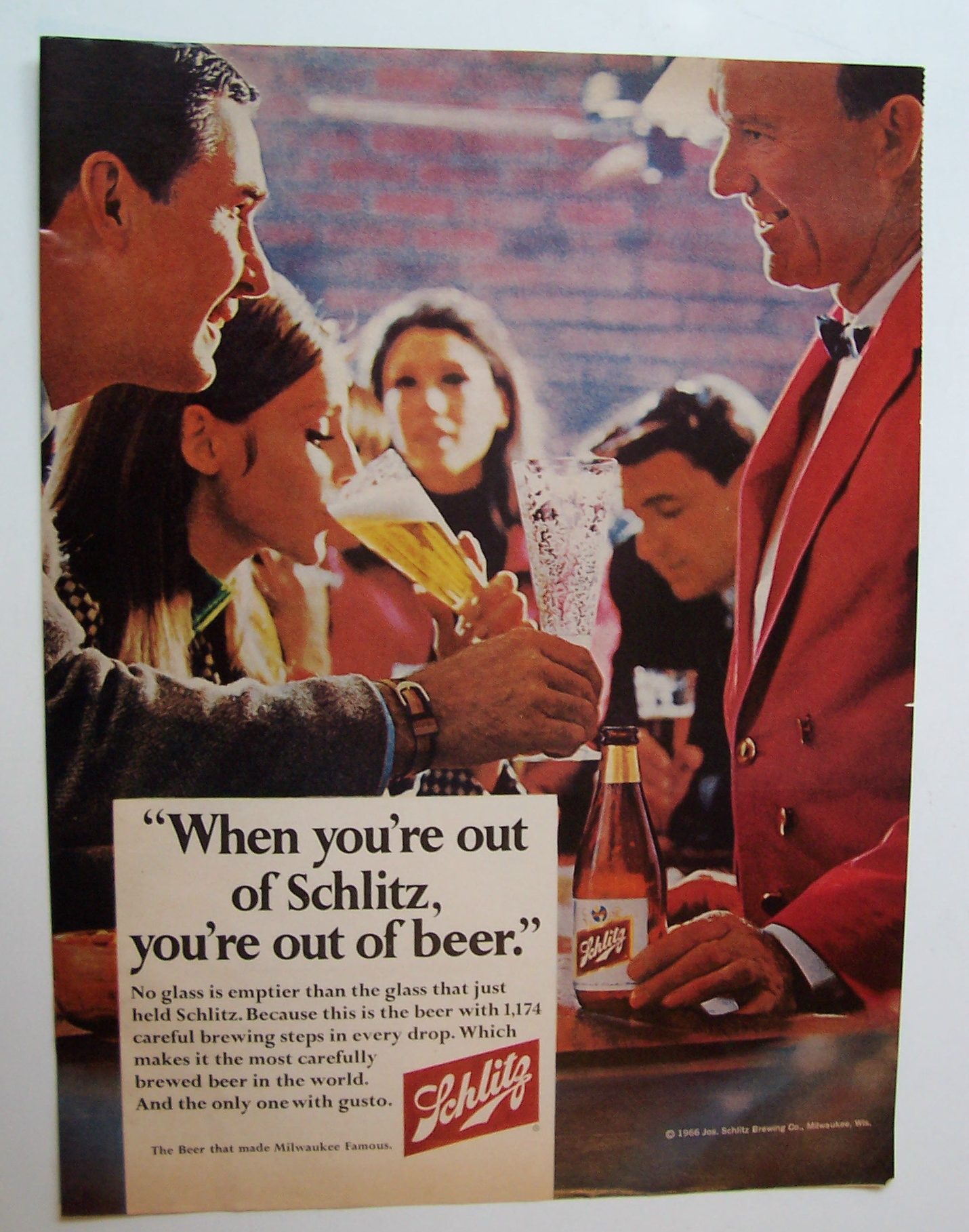 1966 Schlitz Beer