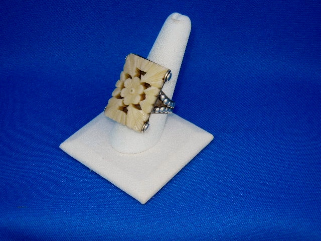 Bone Silver Ring