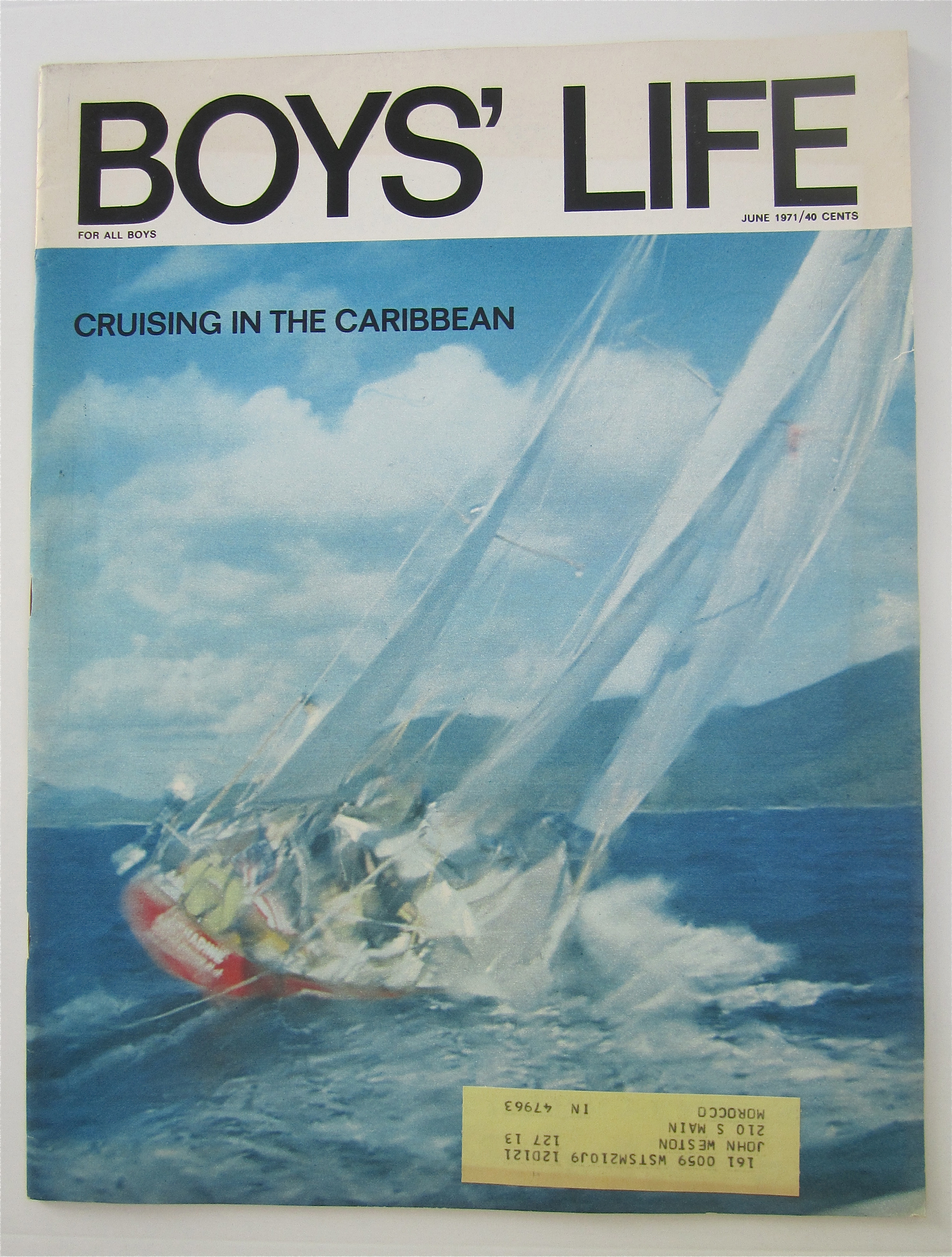 Boys Life Magazine June 1971 Cruising In The Caribbean