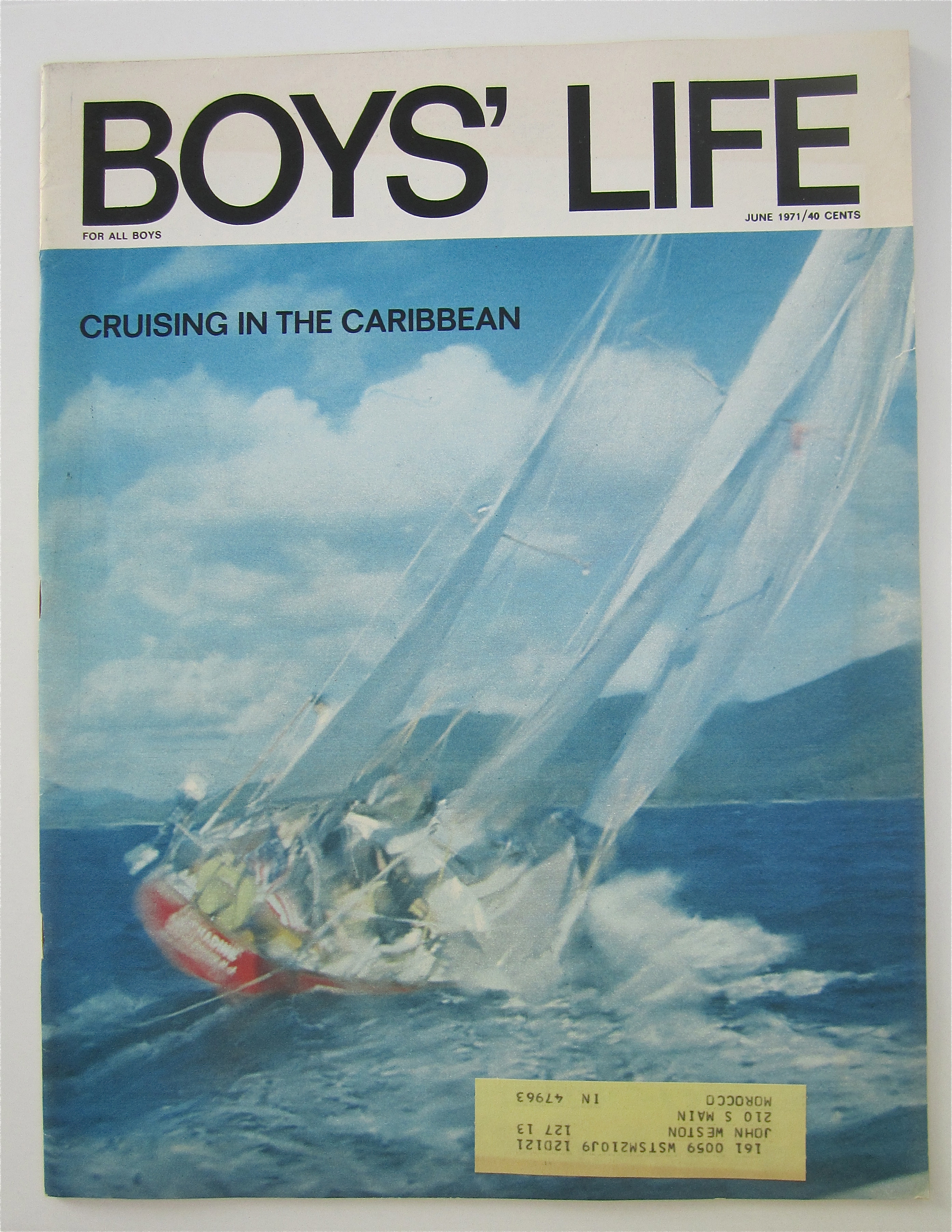Boys Life Magazine June 1971 Cruising In The Caribbean