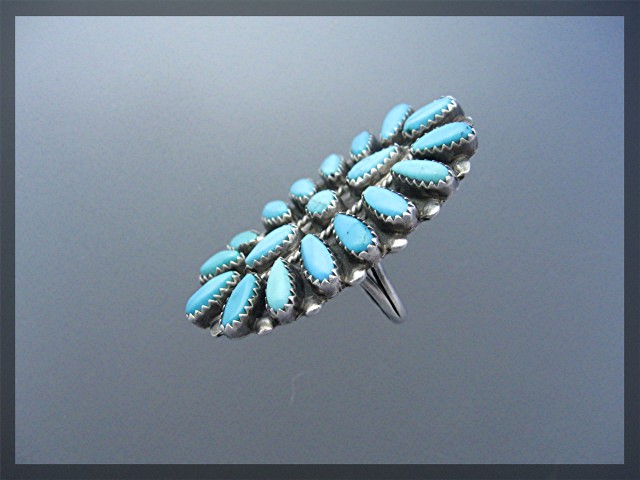 Paul Jones Kingman Turquoise Sterling Silver Ring