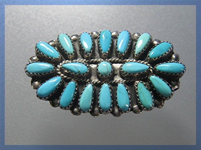 Paul Jones Kingman Turquoise Sterling Silver Ring
