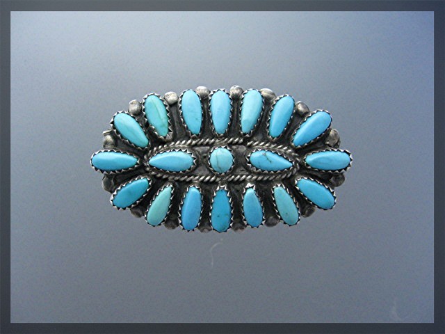 Paul Jones Kingman Turquoise Sterling Silver Ring