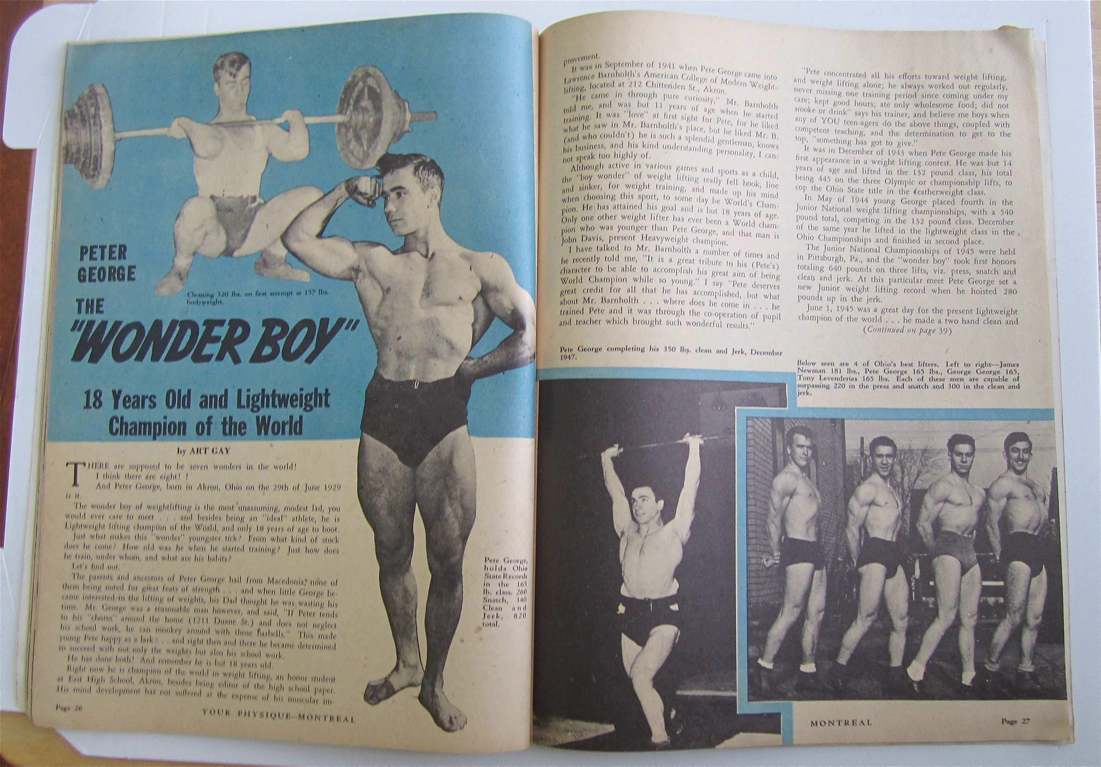 Your Physique Magazine July 1948 Jack Dillinger