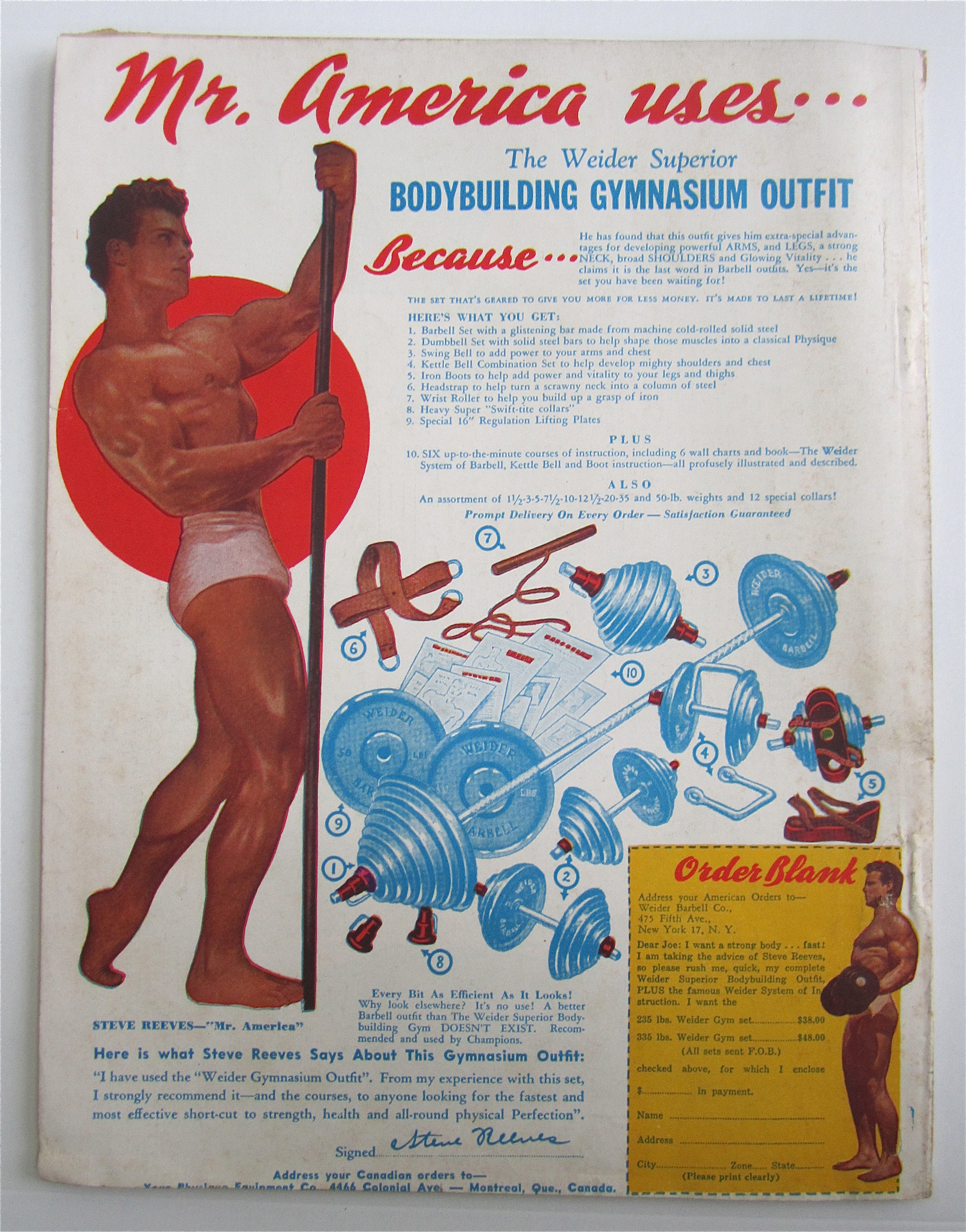 Your Physique Magazine July 1948 Jack Dillinger