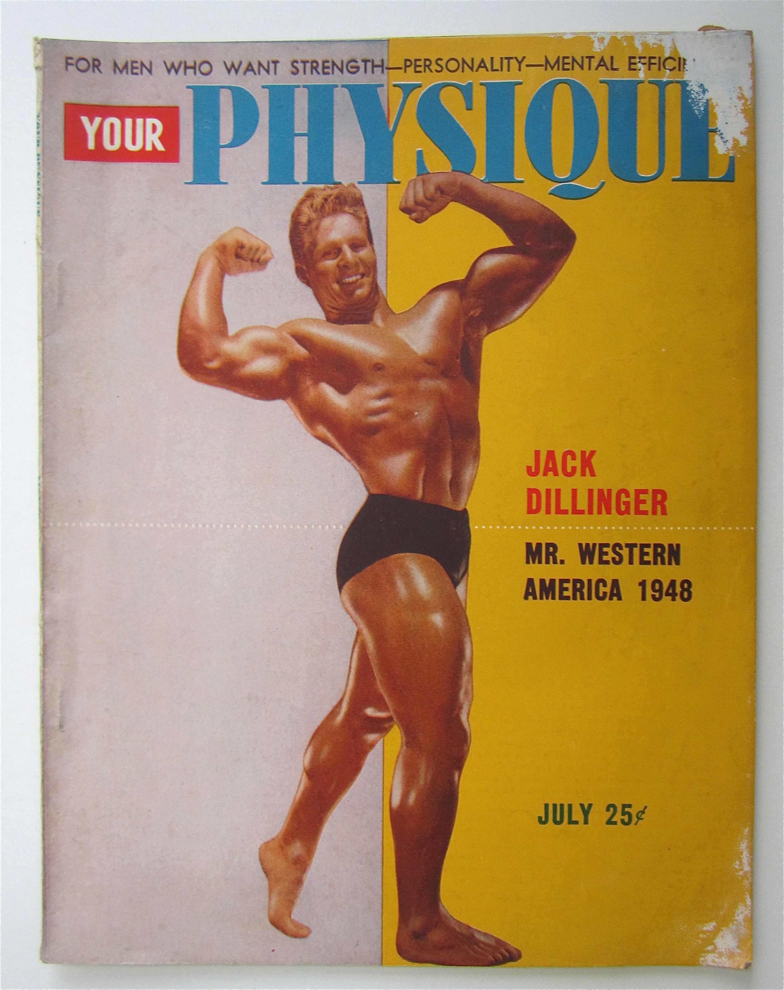 Your Physique Magazine July 1948 Jack Dillinger