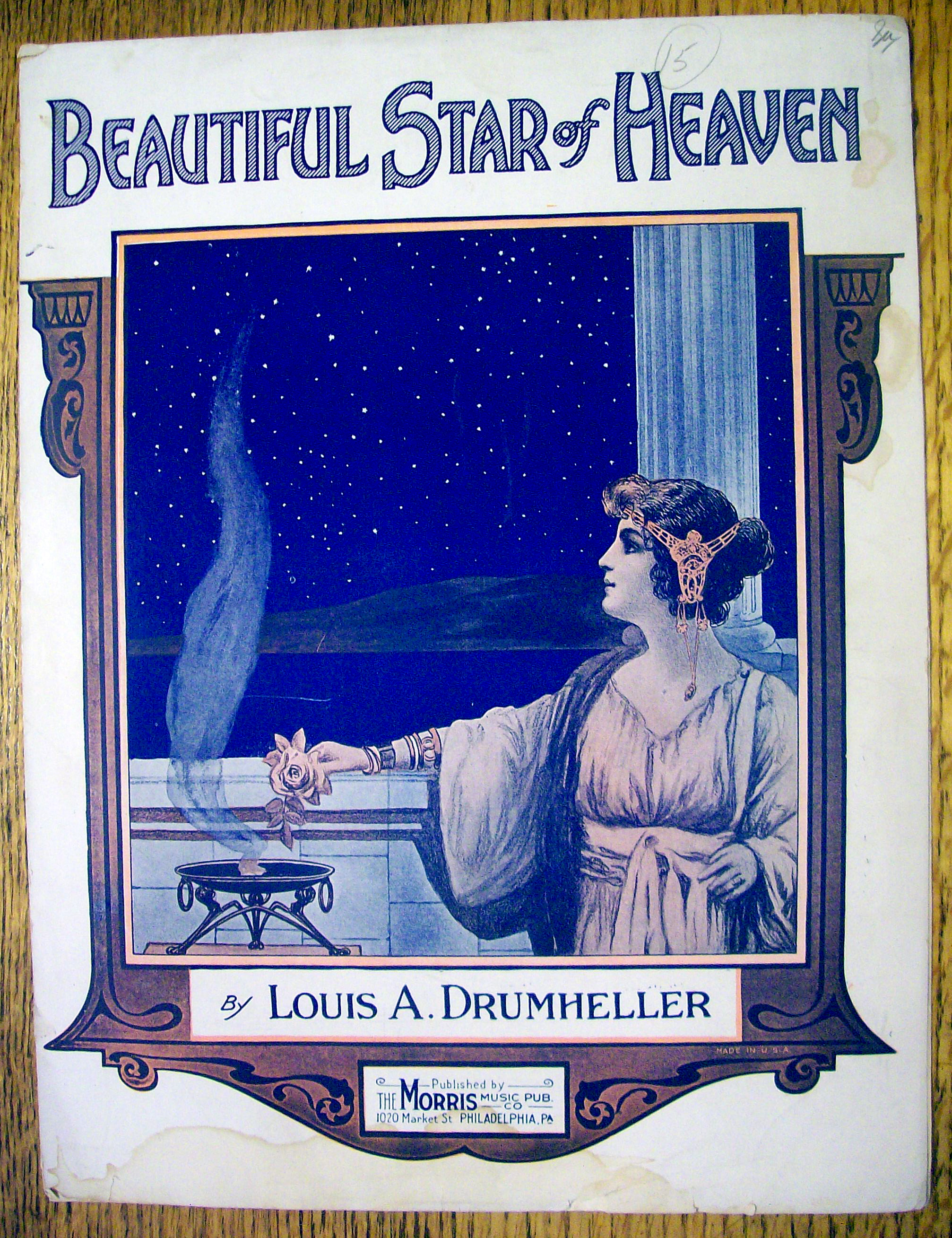 1905 Beautiful Star Of Heaven (Sheet Music)
