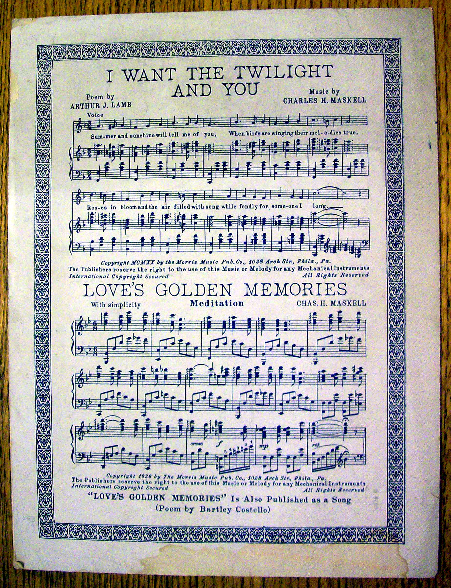 1905 Beautiful Star Of Heaven (Sheet Music)