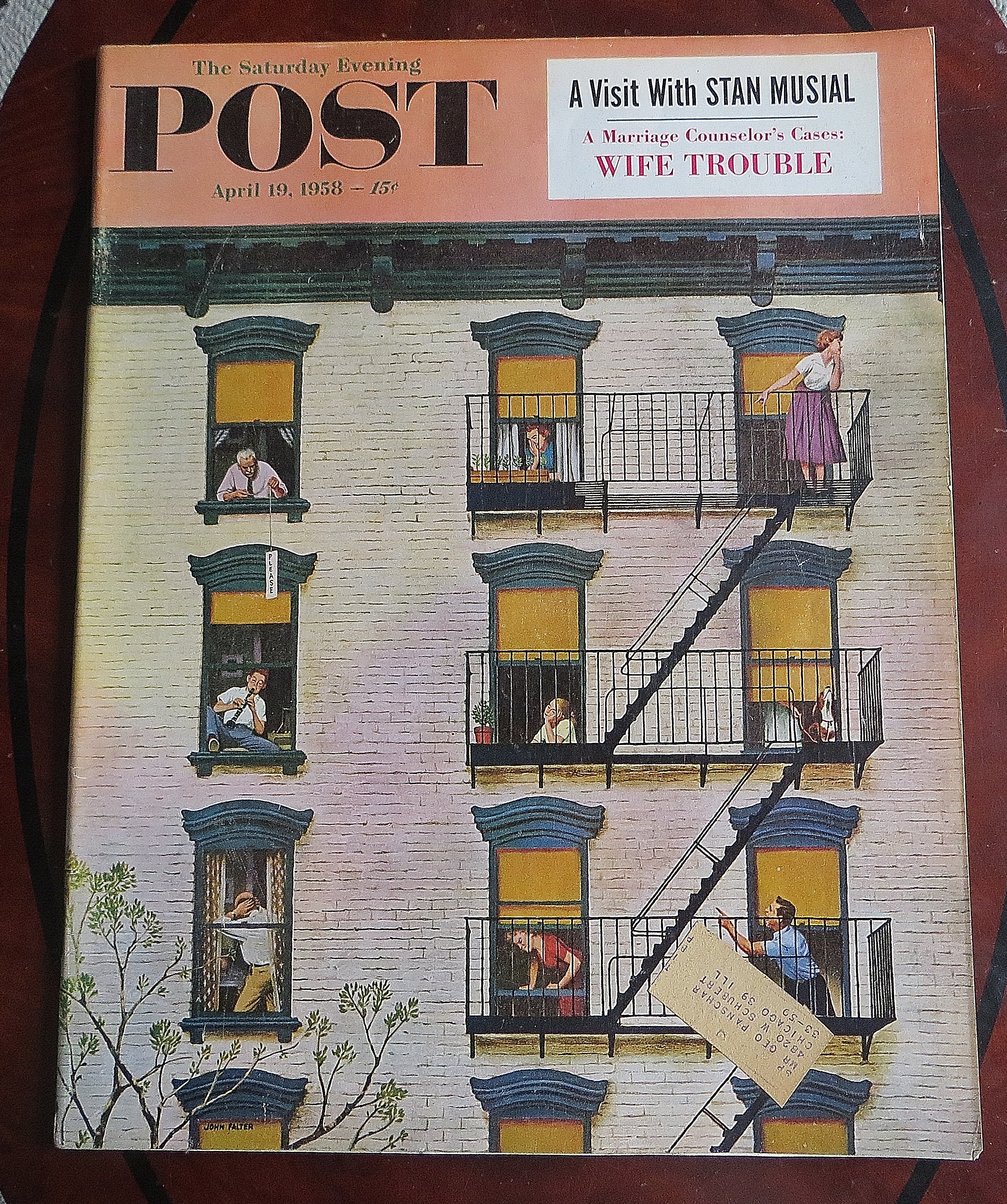 Saturday Evening Post April 19, 1958 Stan Musial