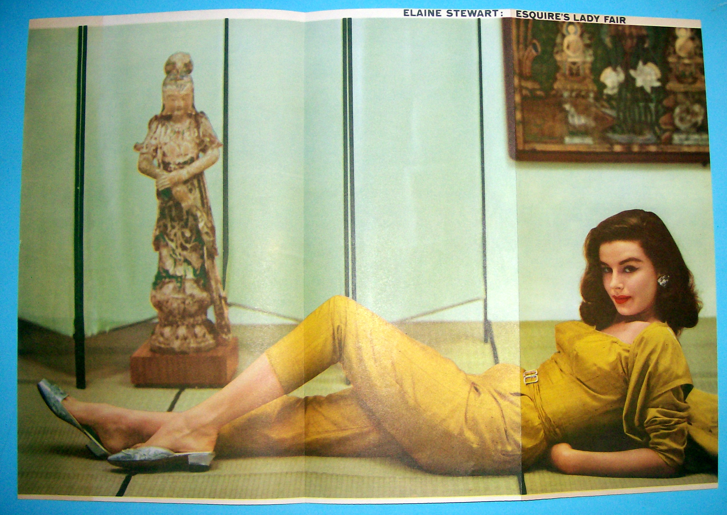 Esquire (Lady Fair) Pin Up Girl 1954 (Elaine Stewart)