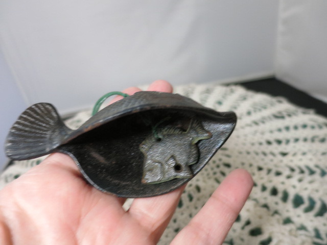 Vintage Cast Iron Fish Wind Chime Small