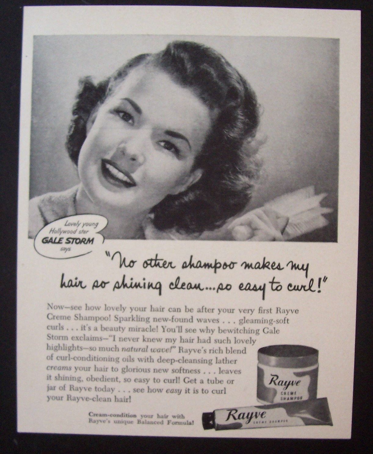 1951 Rayve Shampoo with Gale Storm