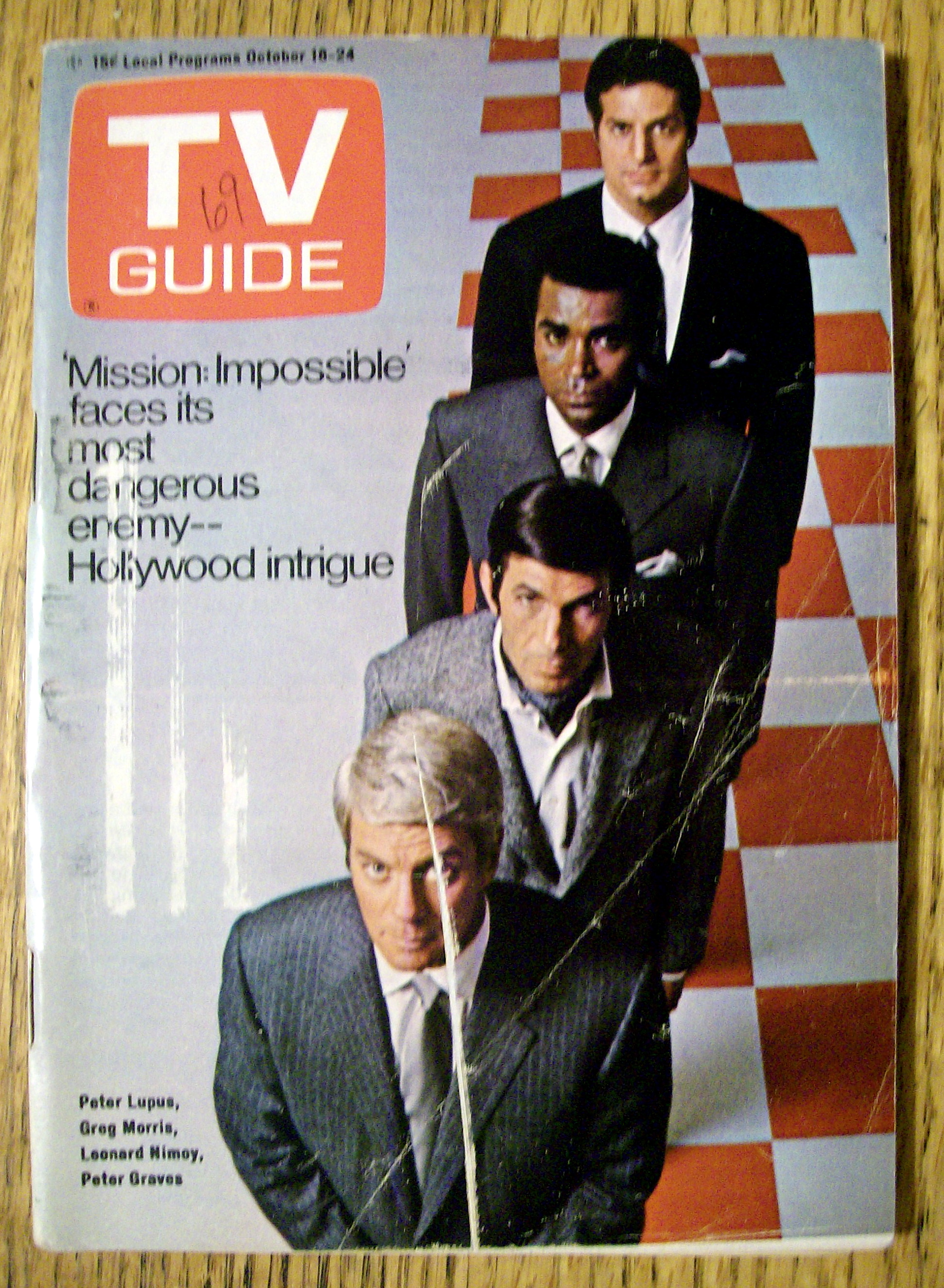 TV Guide - October 18-24, 1969 - Peter Graves
