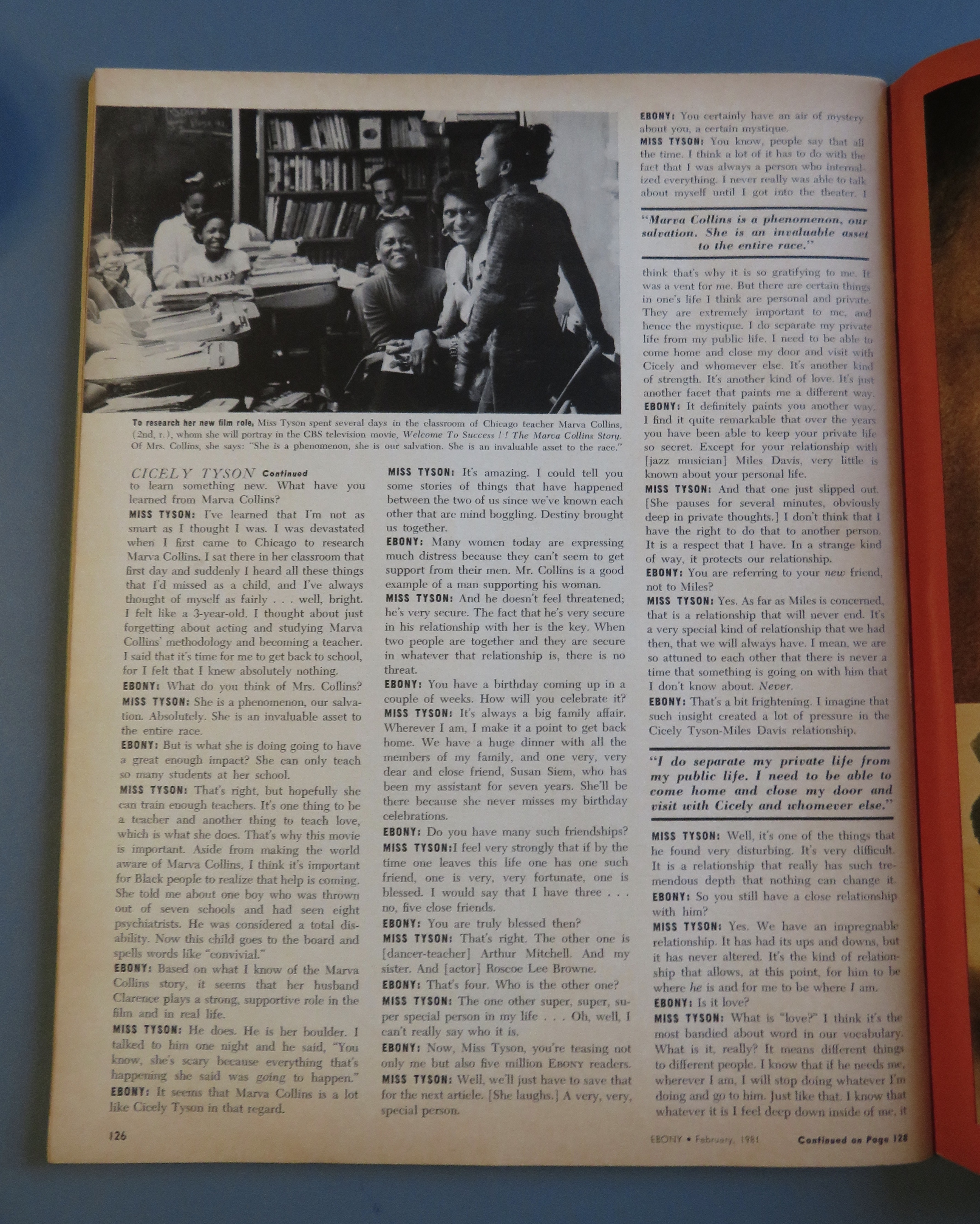 Ebony Magazine-February 1981-Cicely Tyson