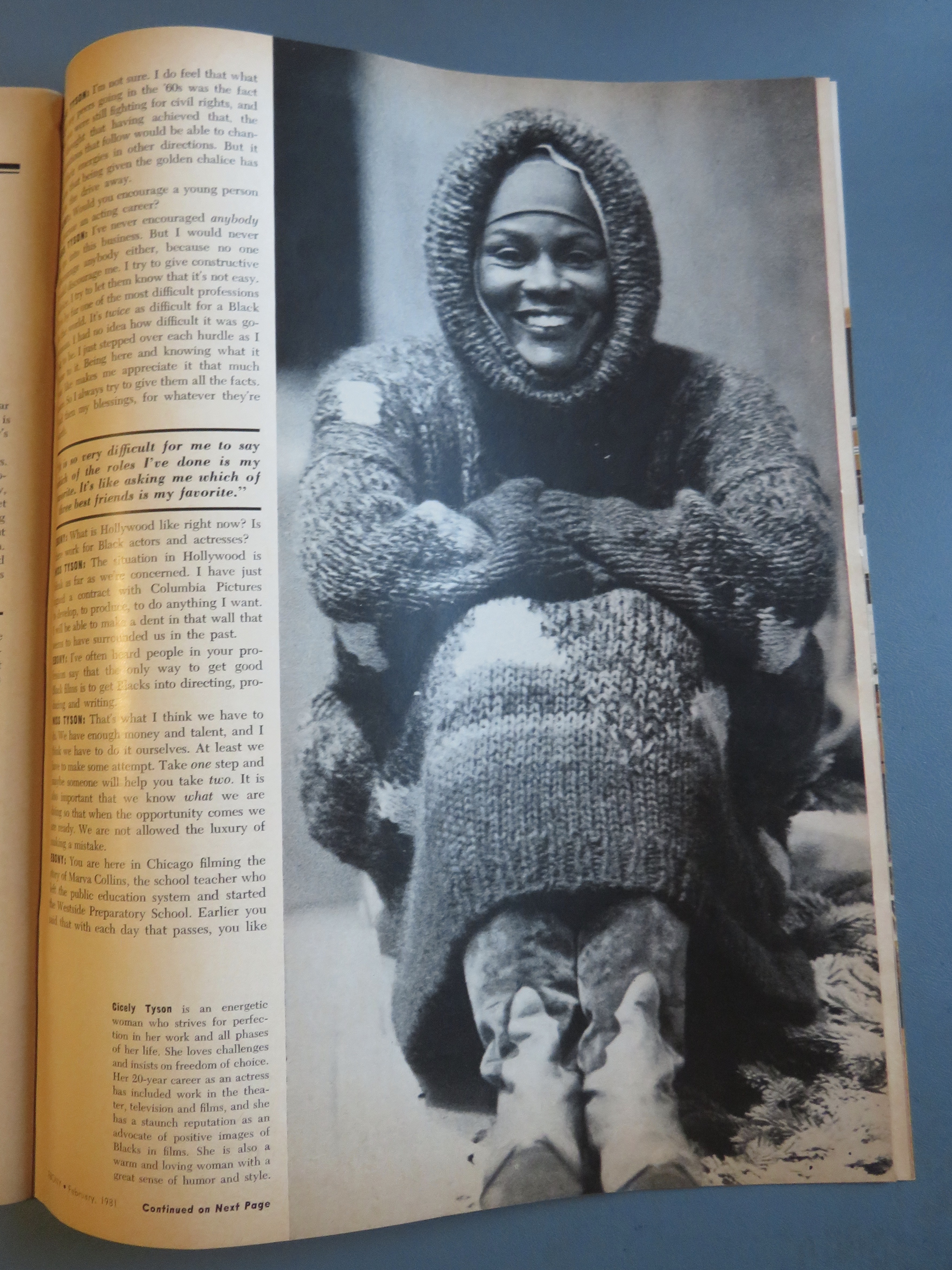 Ebony Magazine-February 1981-Cicely Tyson