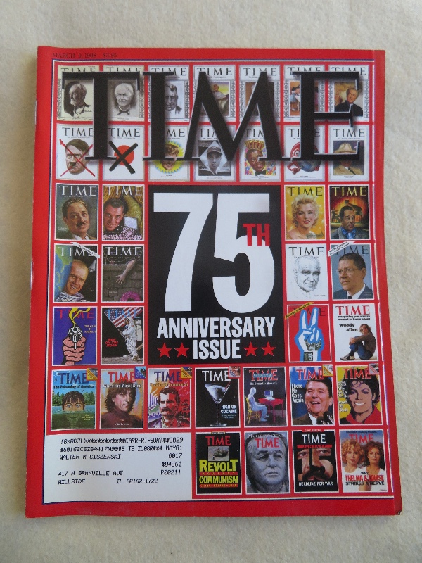 Time Magazine March 9, 1998 75th Anniversary Issue