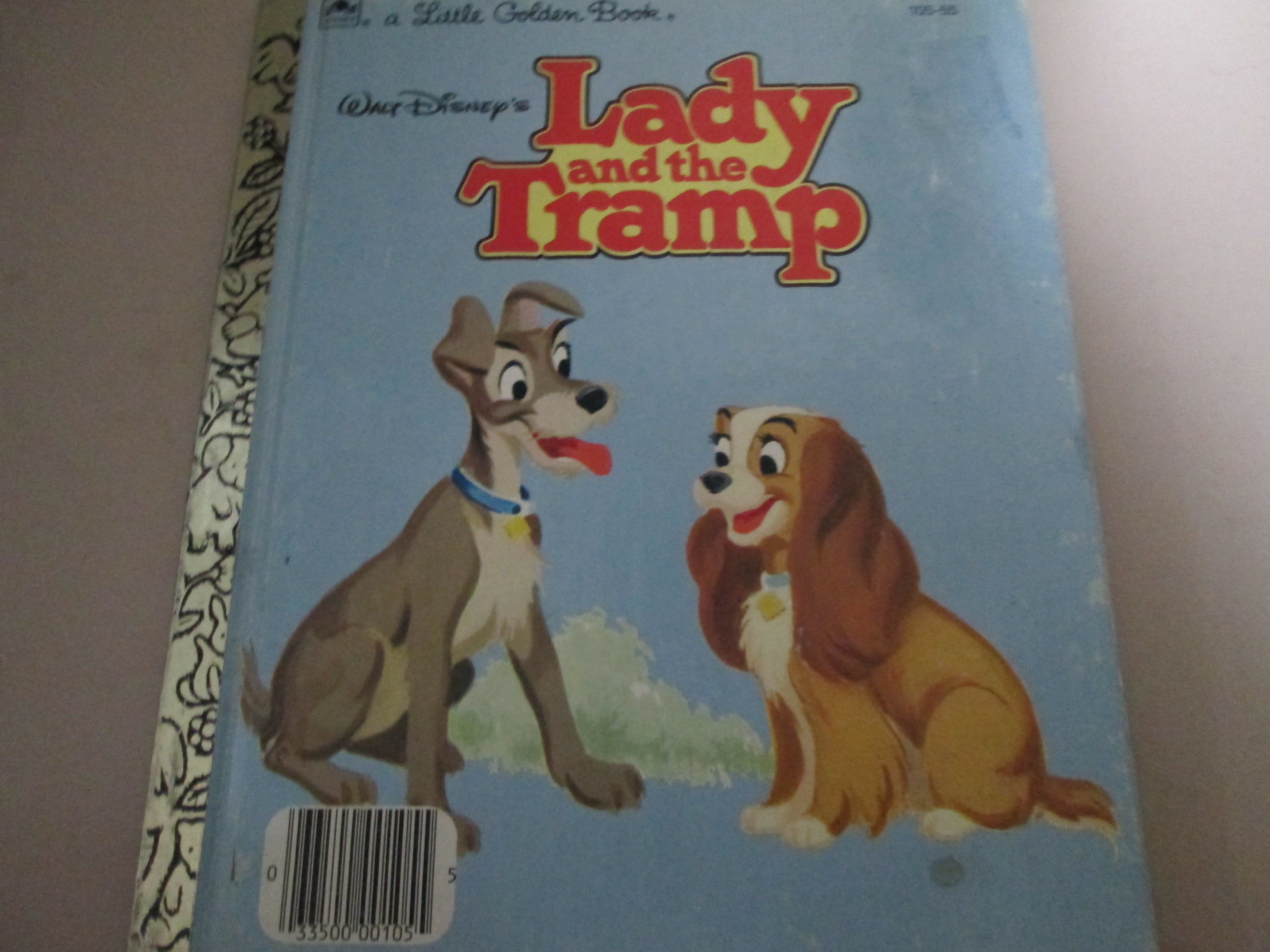 Little Golden Book Disney's Lady and the Tramp