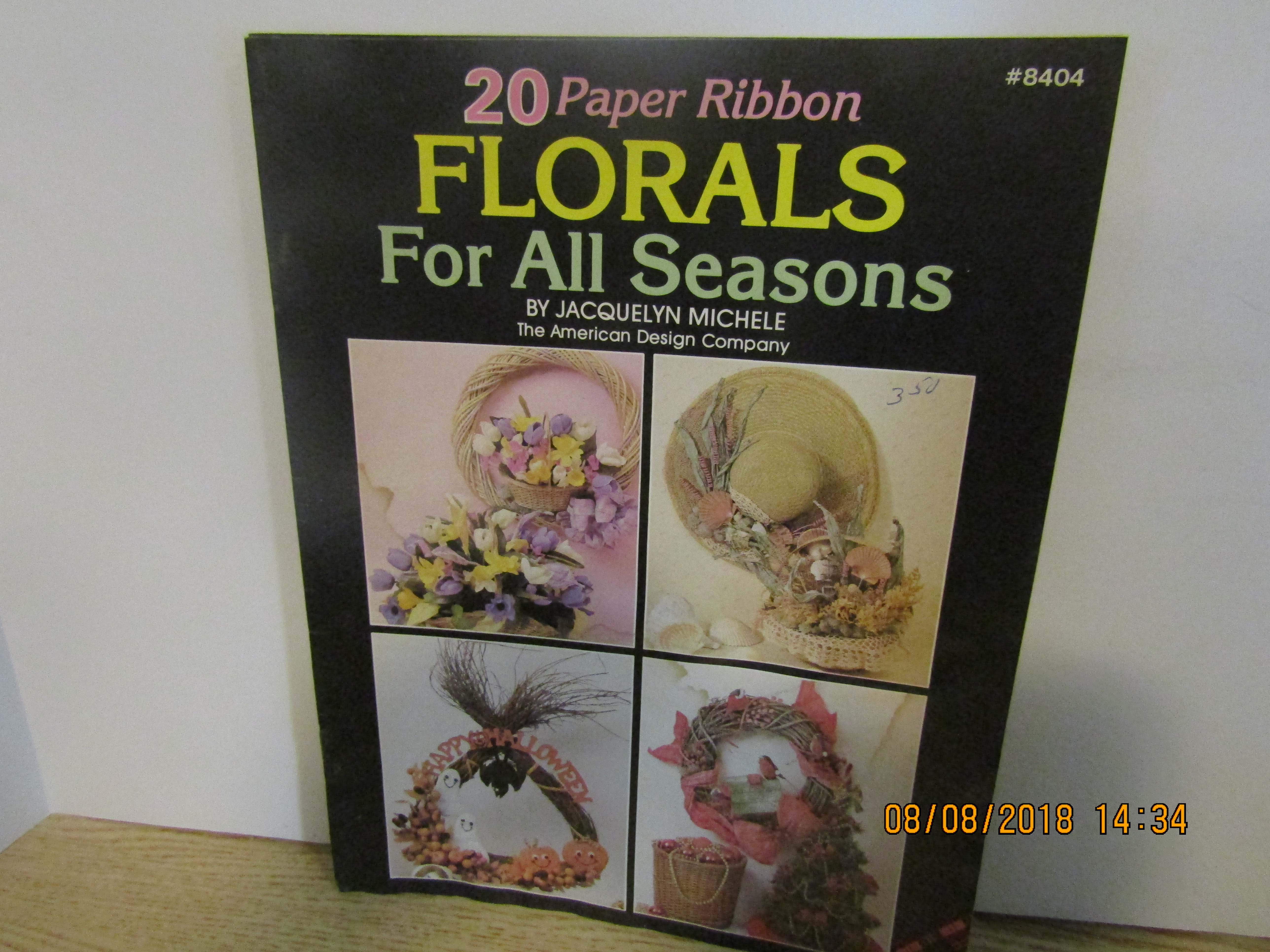 Plaid Book Paper Ribbon Florals For All Seasons  #8404