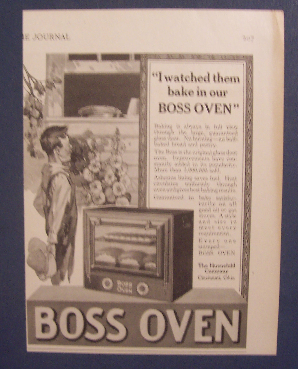 Vintage Ad: 1923 Boss Oven