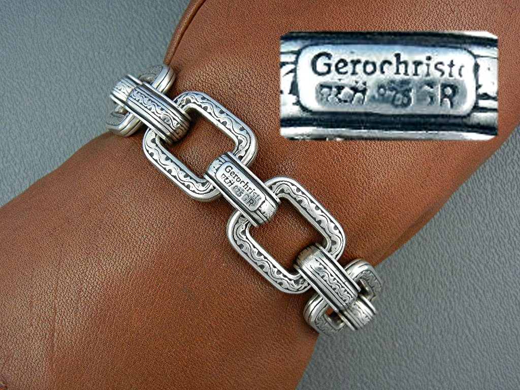 Bracelet Sterling Silver Links GEROCRISTO