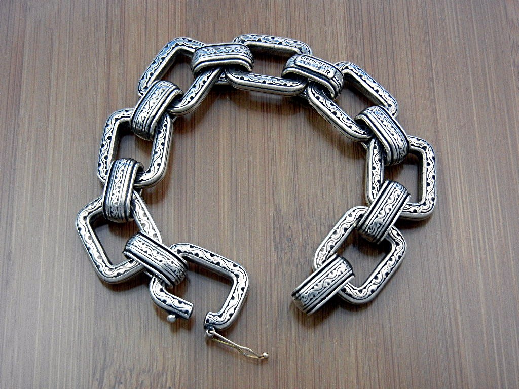 Bracelet Sterling Silver Links GEROCRISTO