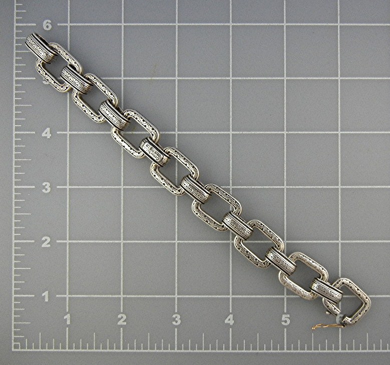 Bracelet Sterling Silver Links GEROCRISTO