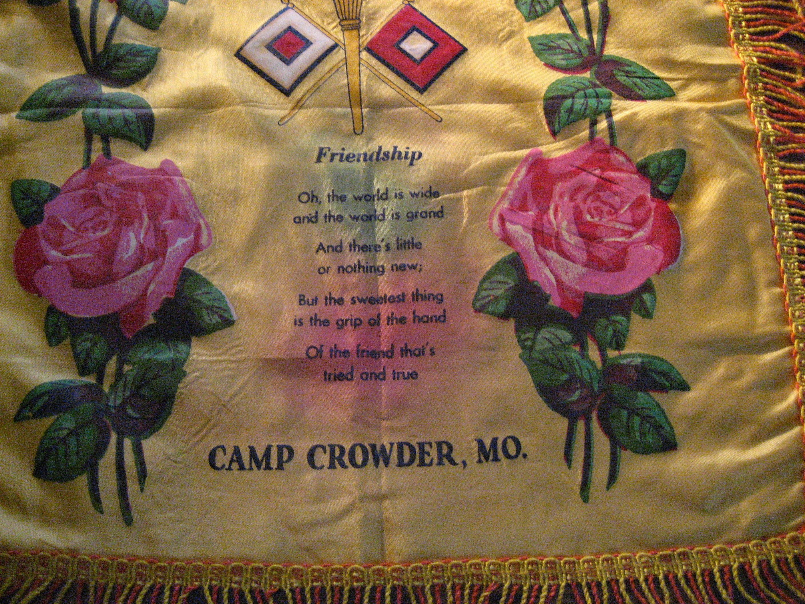 Army Signal Corps Pillow Cover