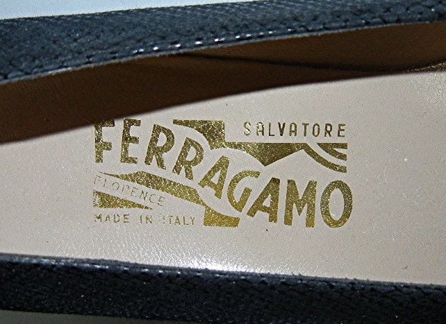 Salvatore  Farragamo Shoes  Black 8 B Italy