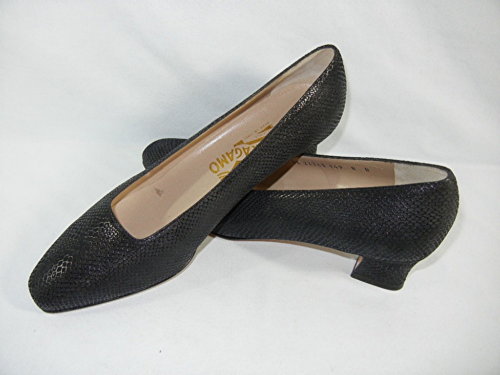 Salvatore  Farragamo Shoes  Black 8 B Italy