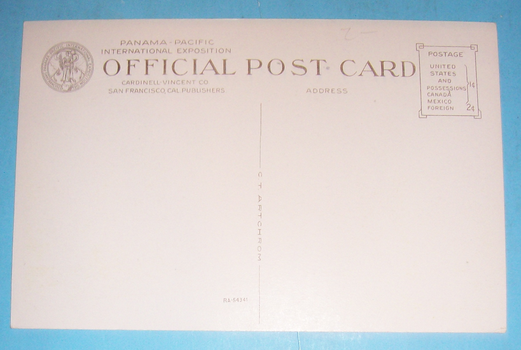 Vista Of Palace Of Horticulture Postcard (Pan Pac Expo)