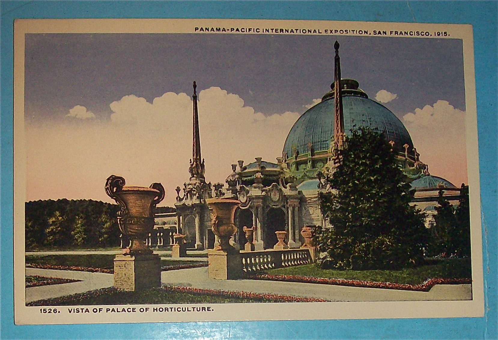 Vista Of Palace Of Horticulture Postcard (Pan Pac Expo)