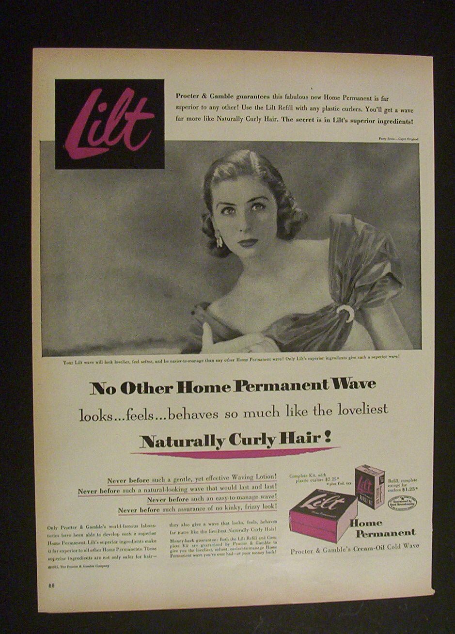 1951  Lilt  Home  Permanent