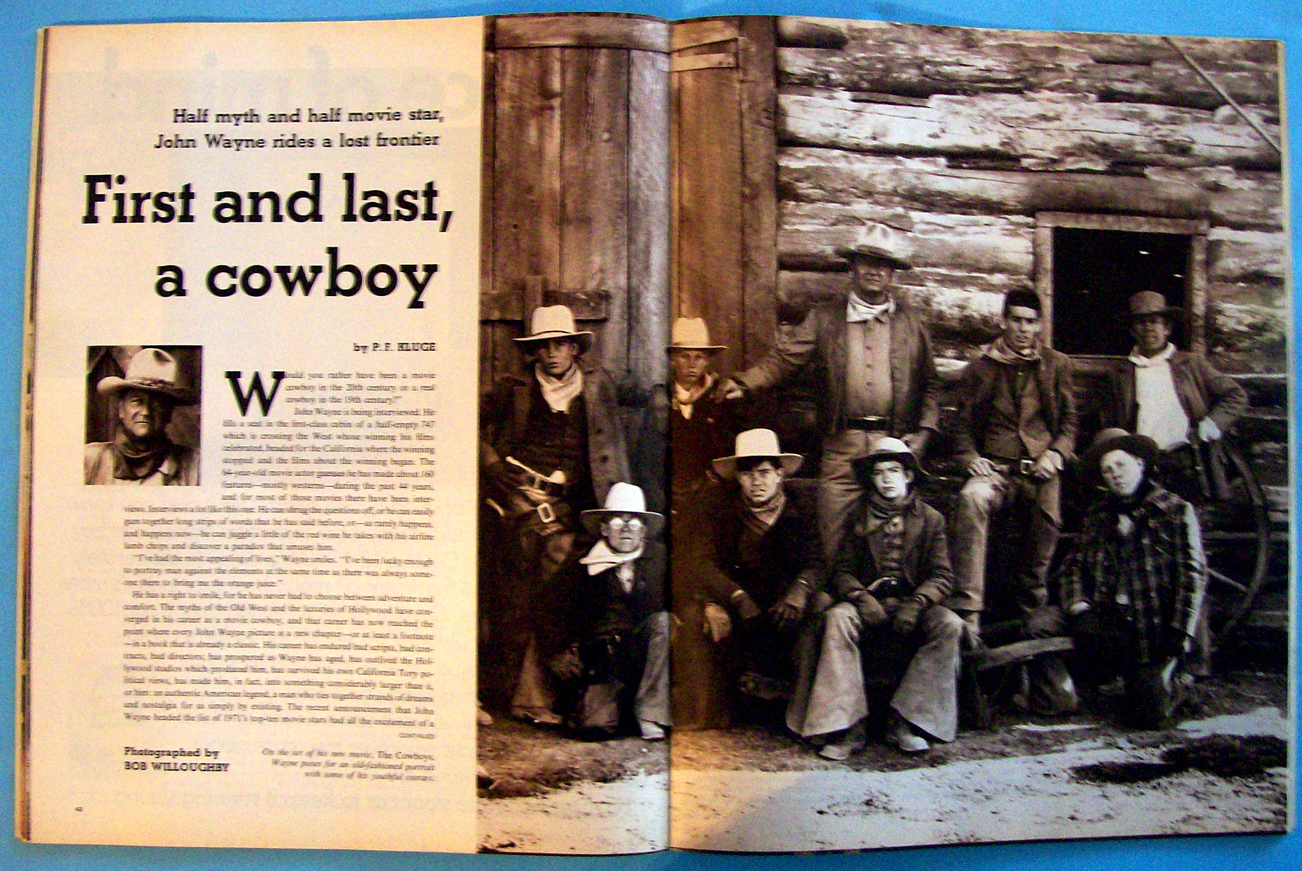 Life Magazine-January 28, 1972-John Wayne