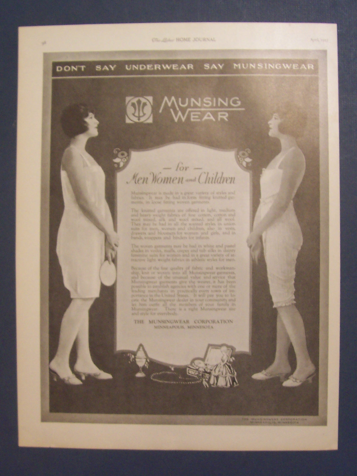 1923  Munsingwear