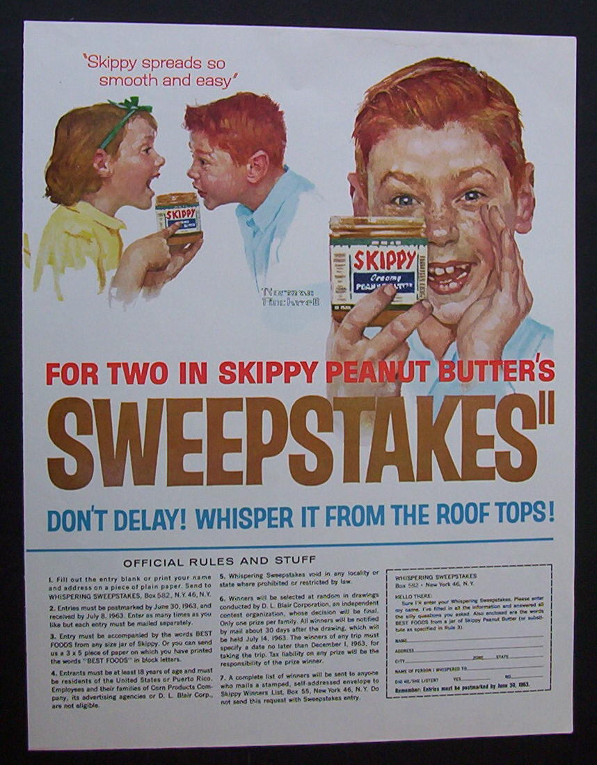 Norman Rockwell 1963 Pan Am Whispering Tours Ad