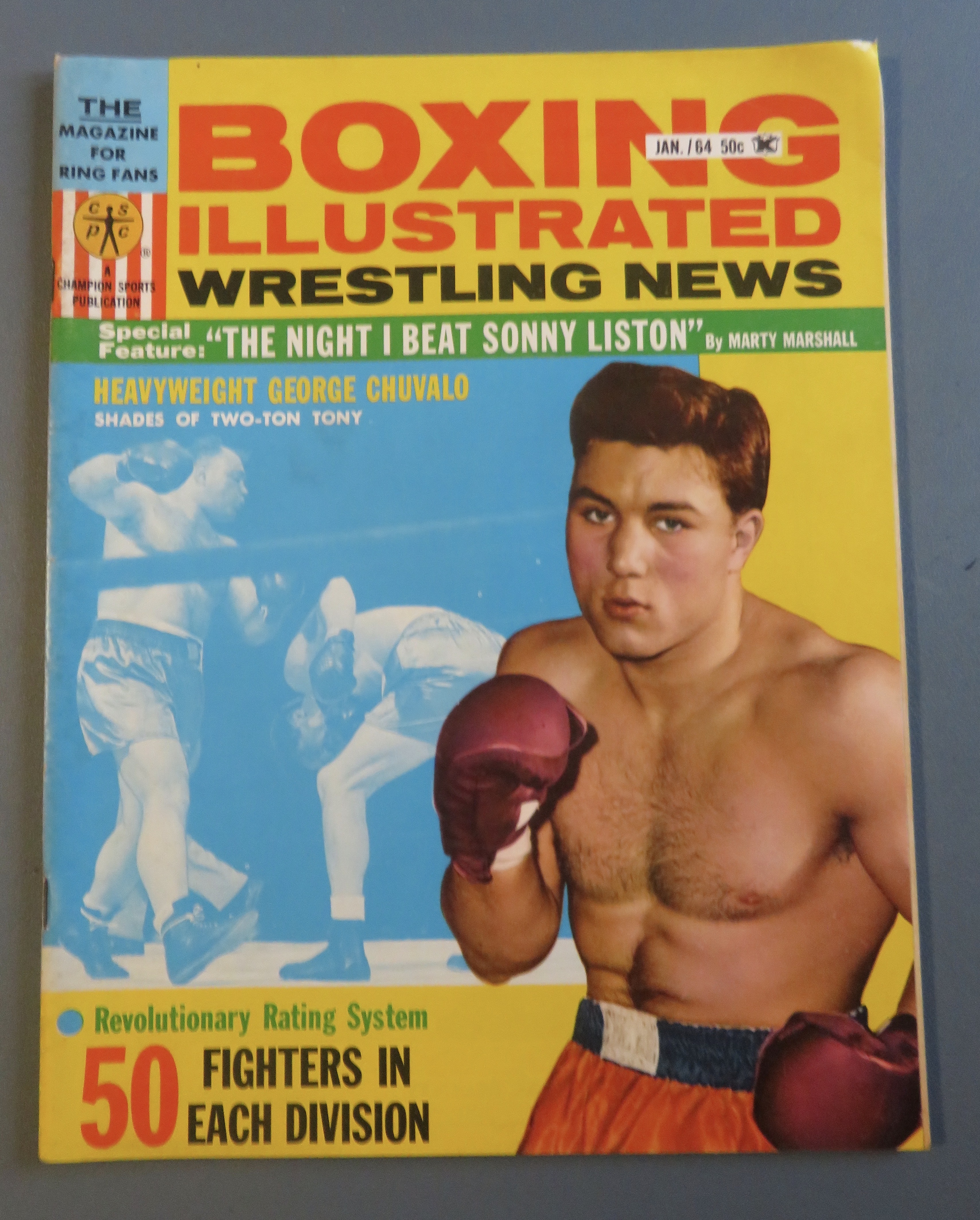 Boxing Illustrated Wrestling News Magazine January 1964