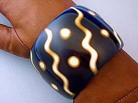 Bangle Bracelet Ethnic Design Plastic