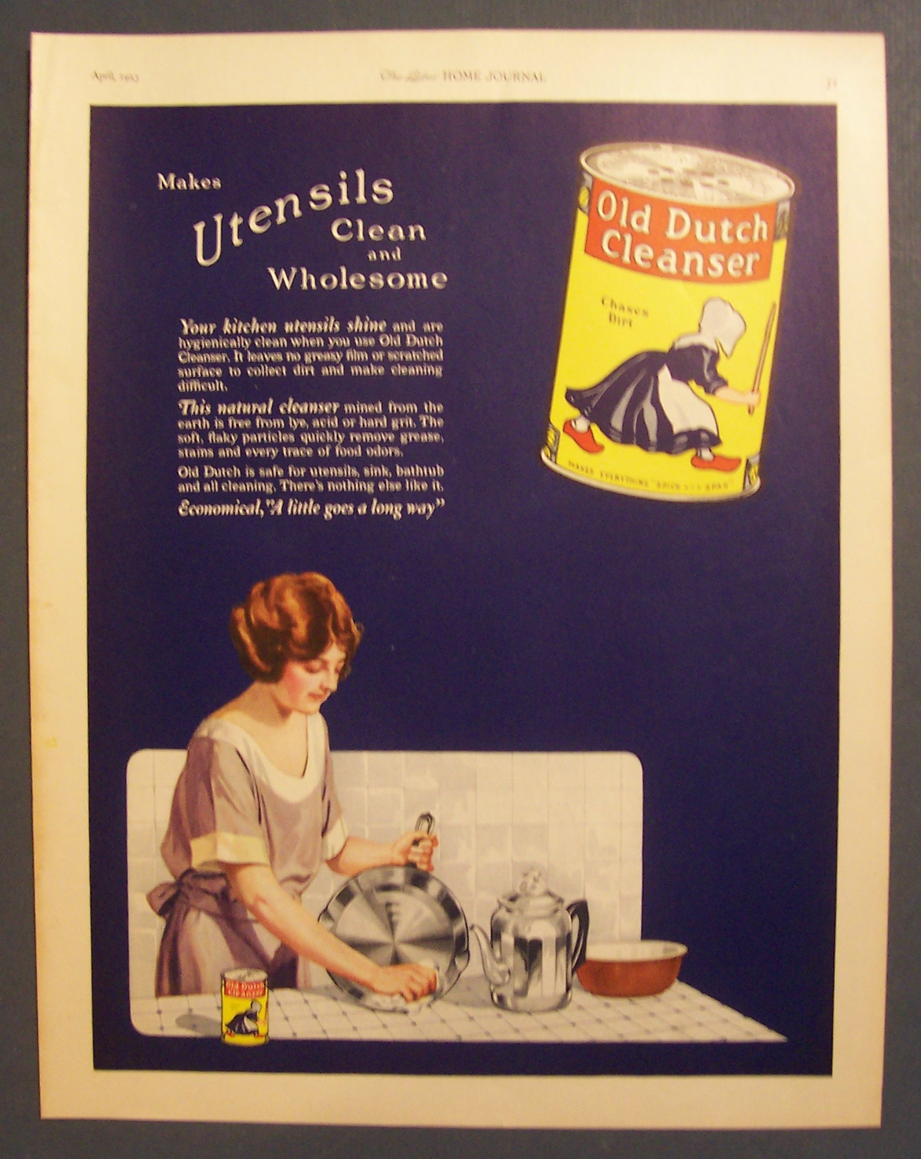 1923 Old Dutch Cleanser