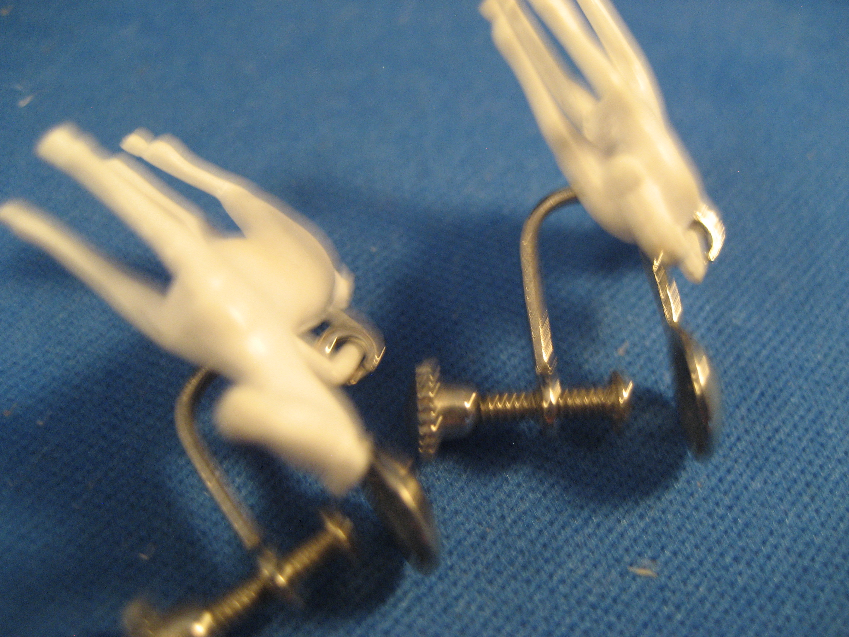 British Plastic Horse Earrings