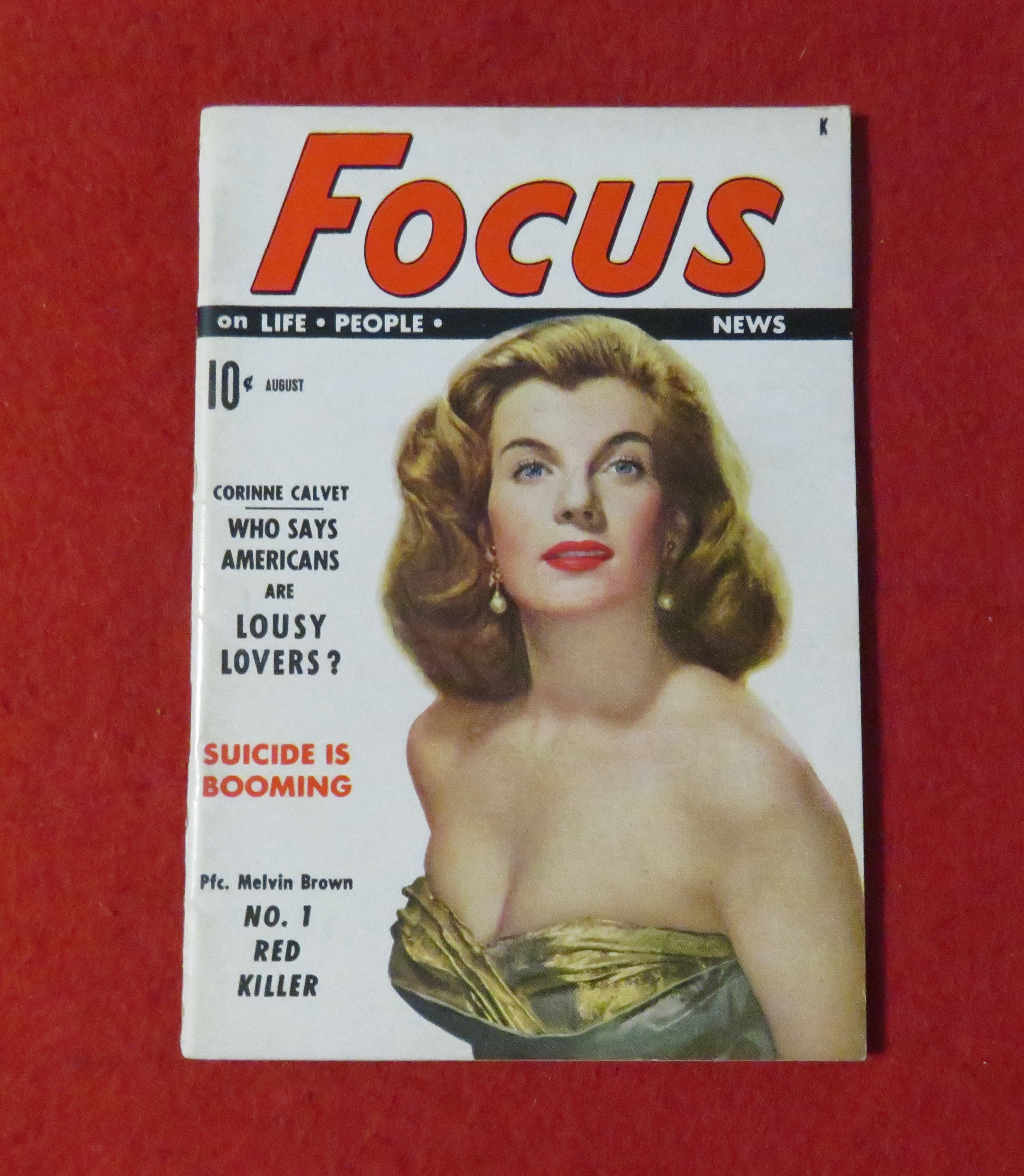Focus Magazine August 1951 Corinne Calvet