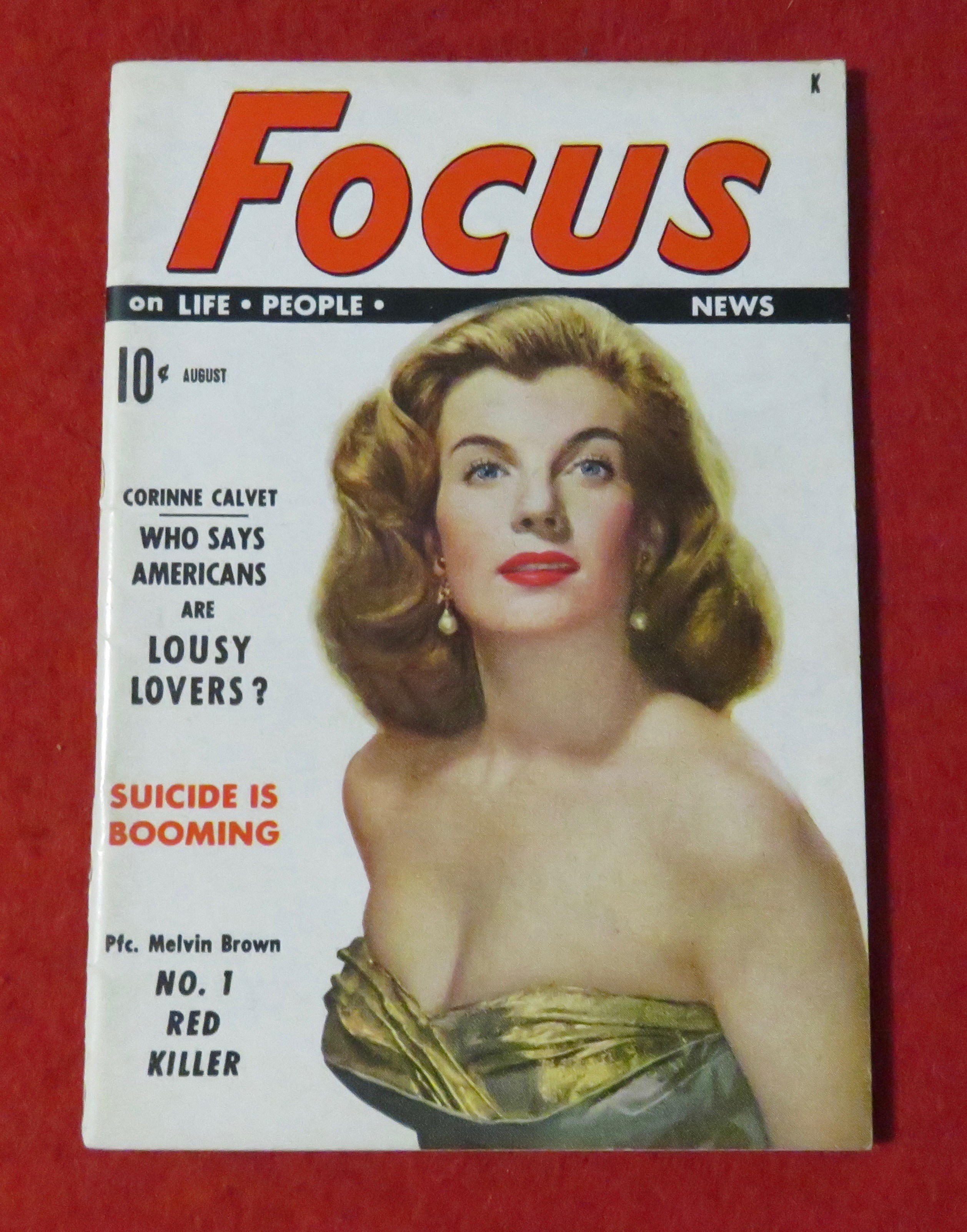 Focus Magazine August 1951 Corinne Calvet