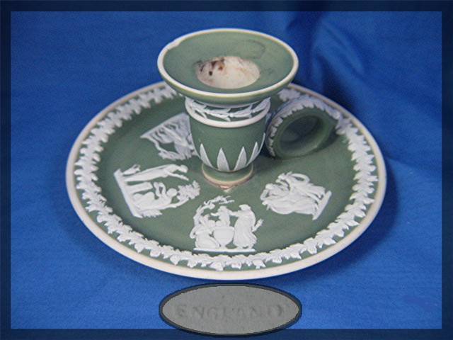 Wedgewood Banquet Candlestick, Jasperware
