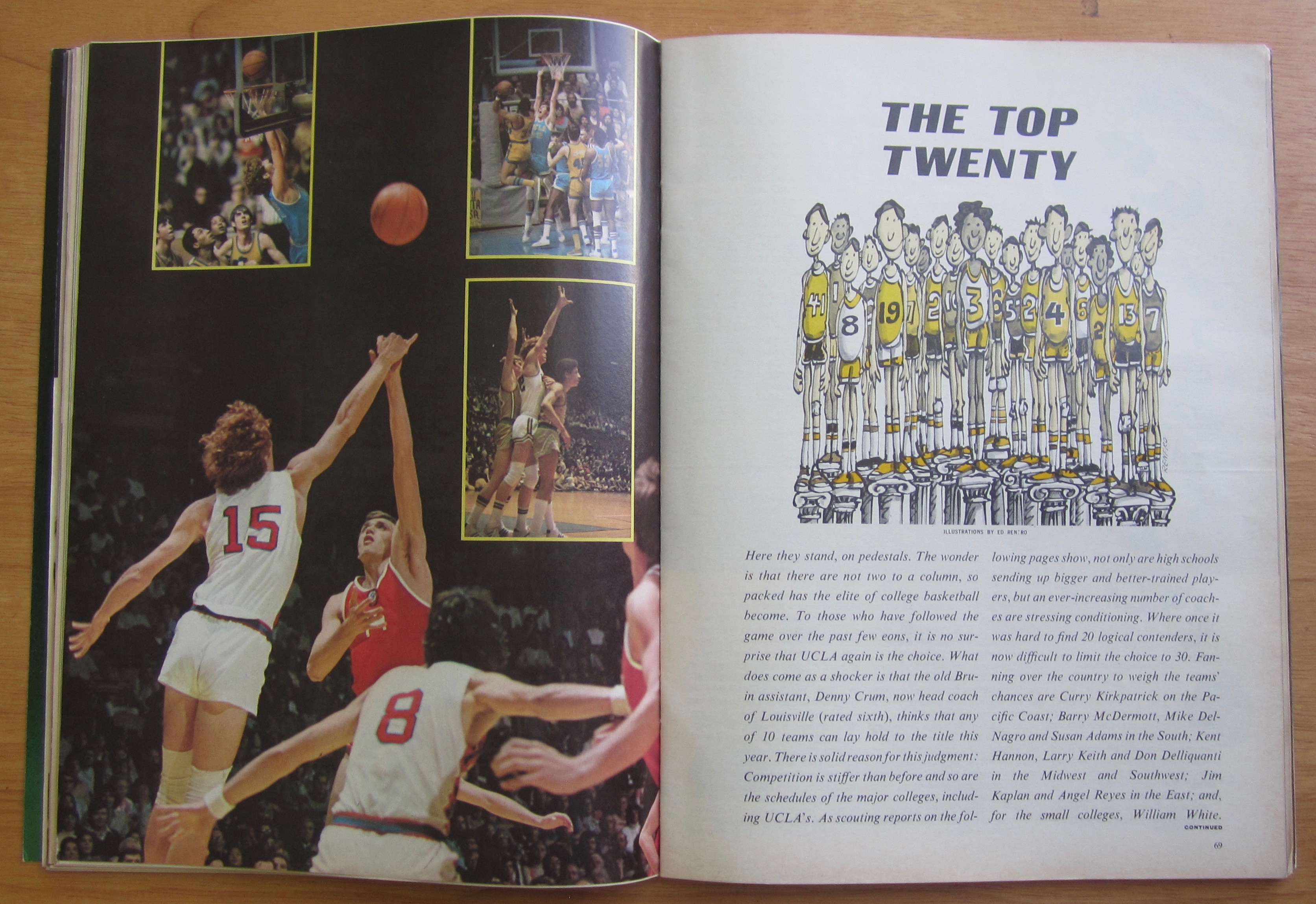 Sports Illustrated November 26, 1973 College Basketball