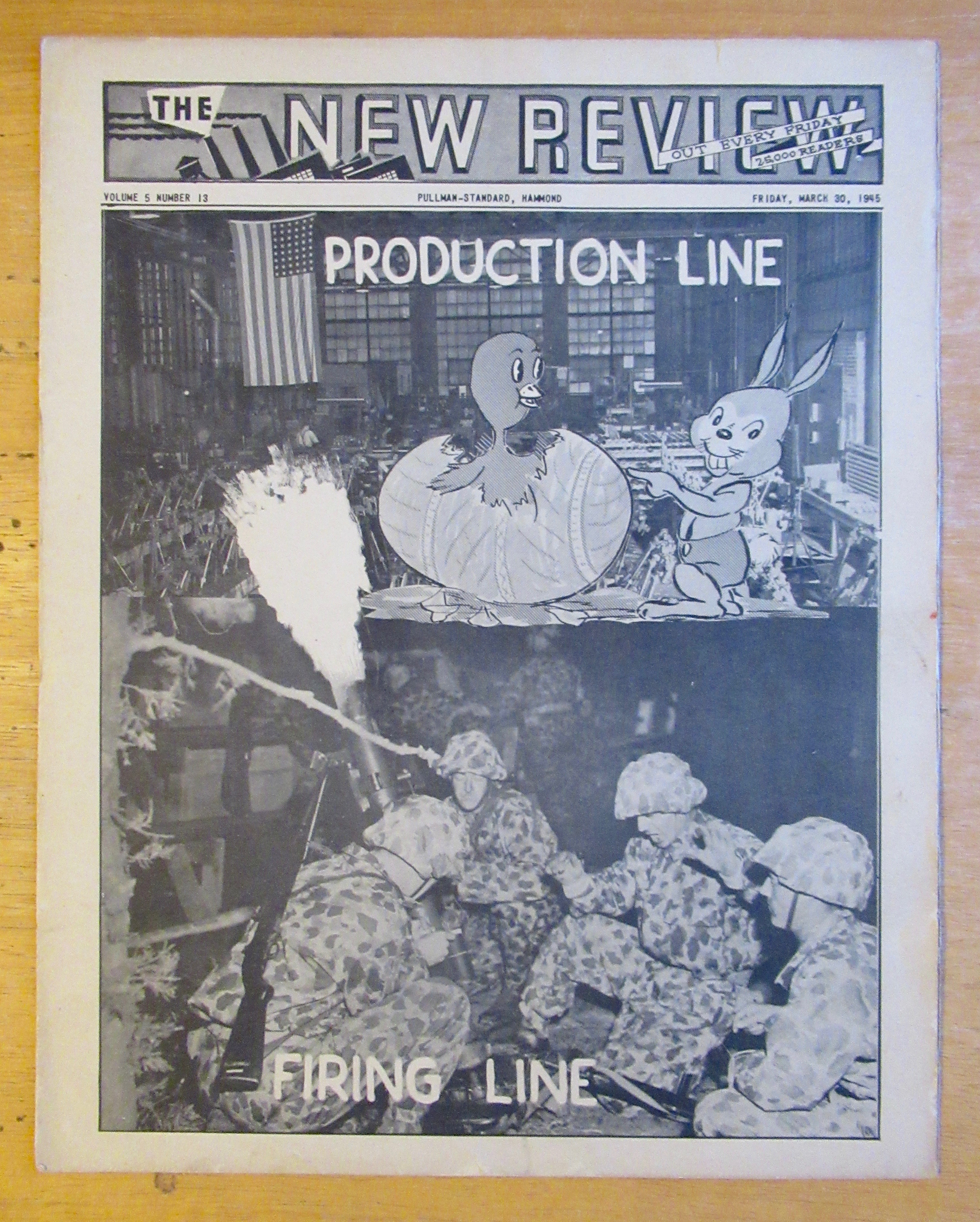 Original March 30, 1945 New Review Newsletter