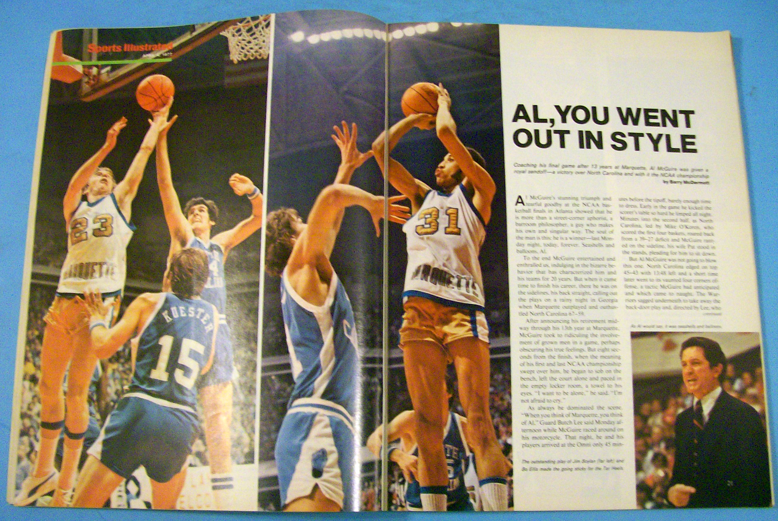 Sports Illustrated Magazine-April 4, 1977-Butch Lee