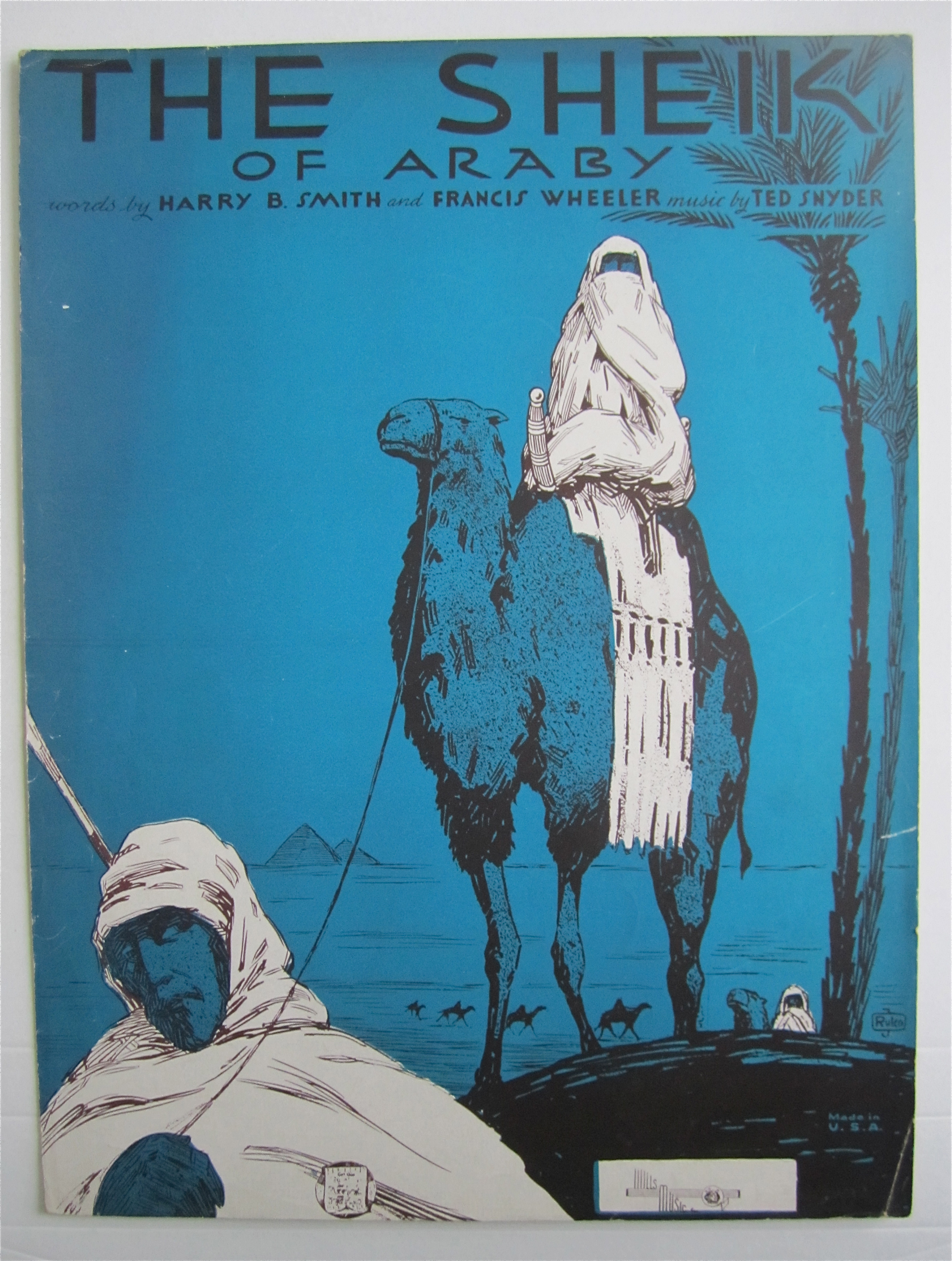 Sheet Music 1921 The Sheik Of Araby