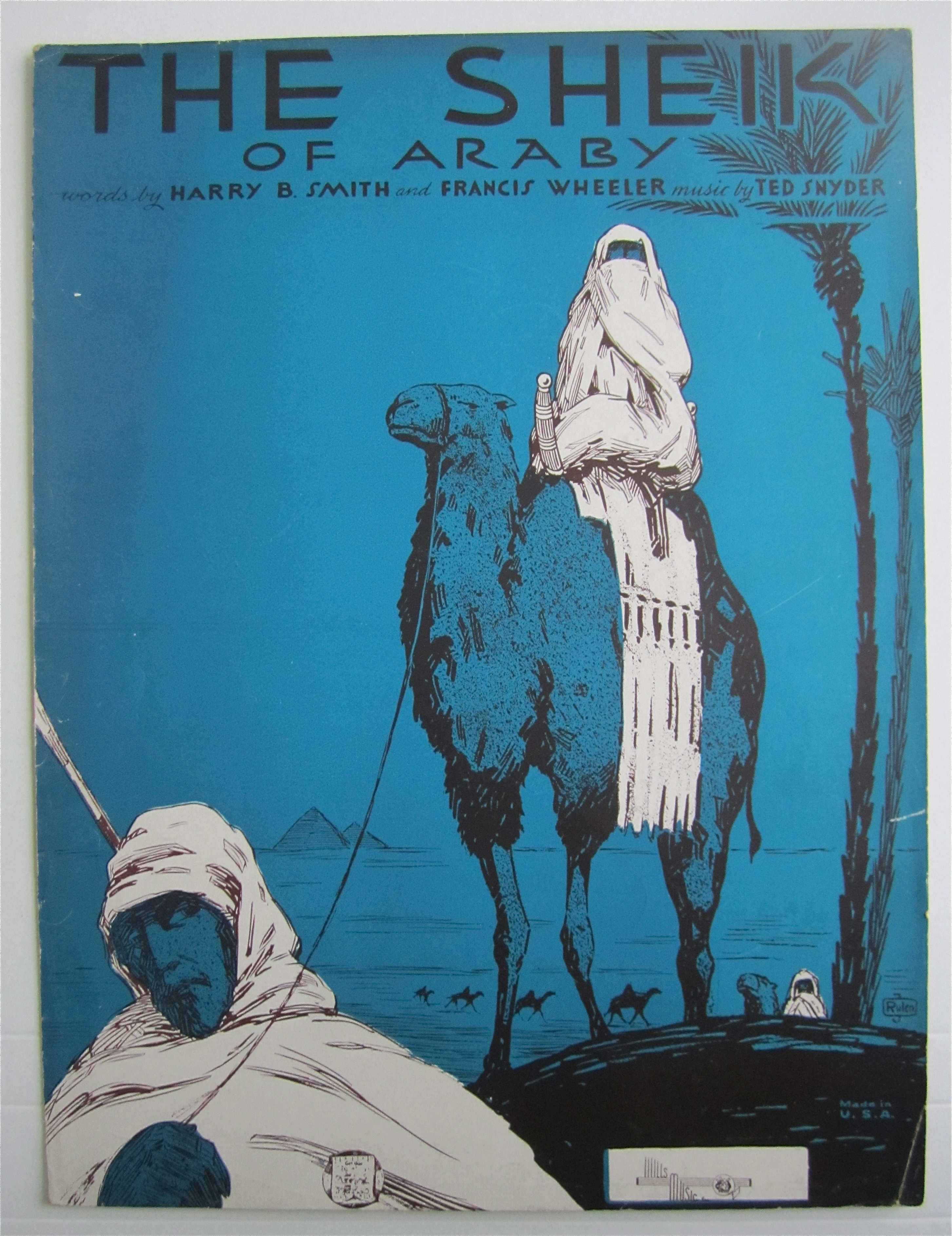 Sheet Music 1921 The Sheik Of Araby