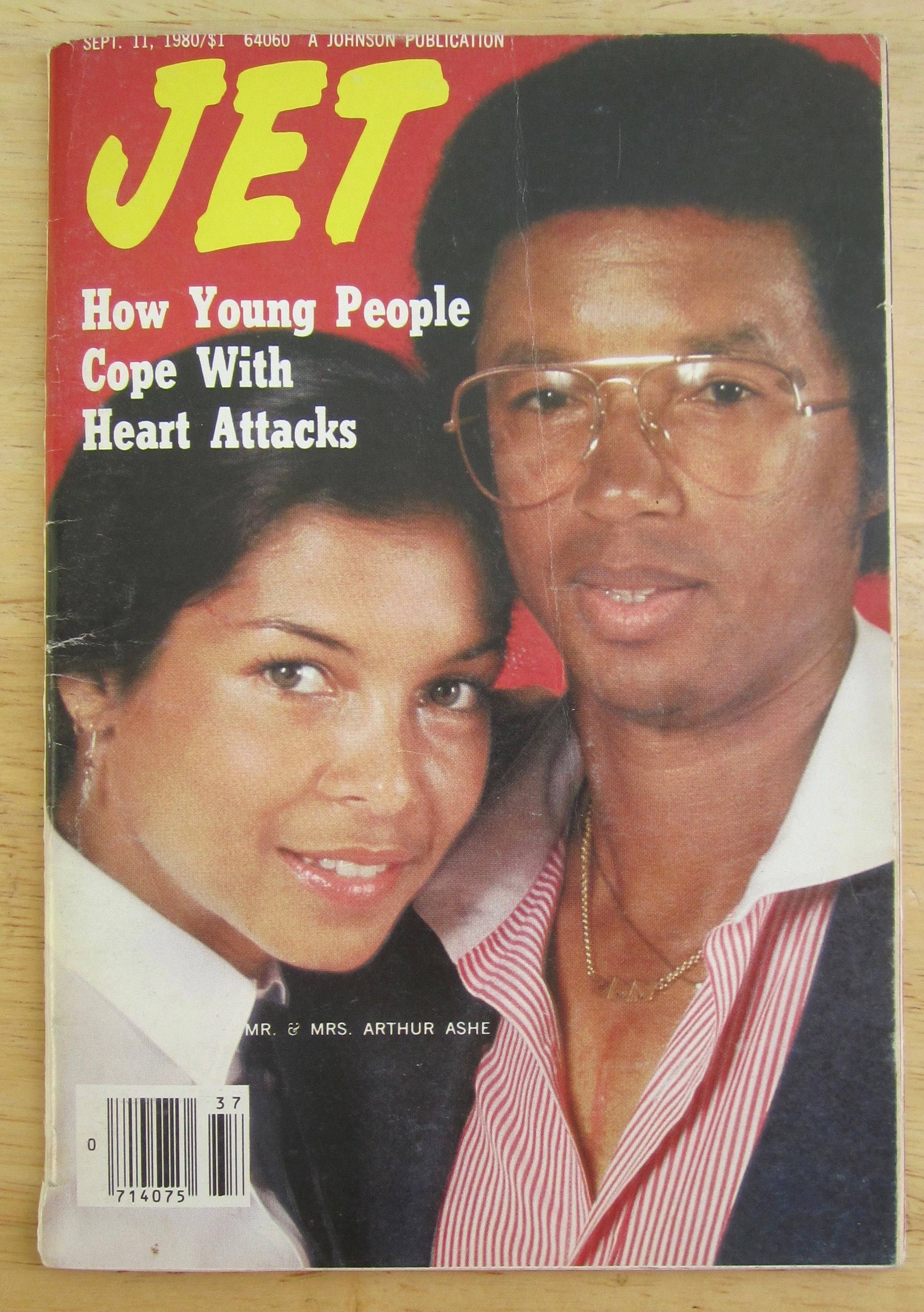 Jet Magazine September 11, 1980 Mr & Mrs Arthur Ashe